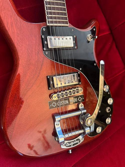 Daguet Crestwood Custom, Muziek en Instrumenten, Snaarinstrumenten | Gitaren | Elektrisch, Zo goed als nieuw, Overige merken, Ophalen of Verzenden