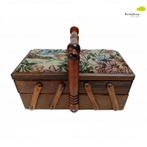 Antieke of Vintage Houten Naaikist, Hobby en Vrije tijd, Naaien en Fournituren, Gebruikt, Ophalen of Verzenden, Nvt, Nvt