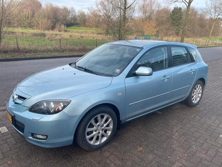 Mazda 3 1.6 Hatchback 2008 Blauw, Auto's, Mazda, Particulier, ABS, Airbags, Airconditioning, Alarm, Boordcomputer, Centrale vergrendeling