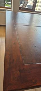 Vierkante Houten Tafel, Huis en Inrichting, Ophalen, Vierkant, Landelijk, Vier personen