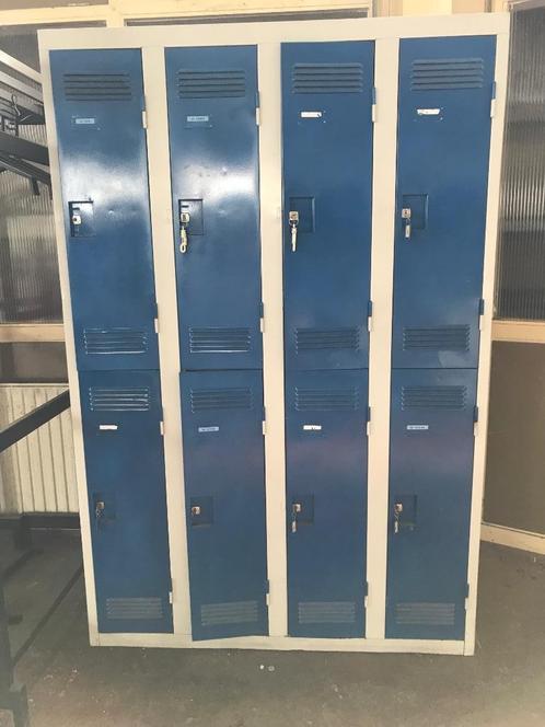 Een stalen garderobekast werkplaats, Huis en Inrichting, Kasten | Roldeurkasten en Archiefkasten, Gebruikt, 150 tot 200 cm, 100 tot 150 cm