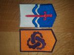 Mouwemblemen DT2000, Verzamelen, Ophalen of Verzenden, Landmacht, Nederland, Embleem of Badge