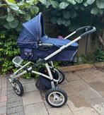 Zeer complete kinderwagen Quinny Speedi donkerblauw., Ophalen, Gebruikt, Luchtbanden, Quinny