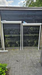 4 x zonwering. Blauw scherm, Tuin en Terras, Zonneschermen, Ophalen, Gebruikt, Minder dan 250 cm, Screen