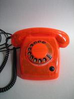 Vintage telefoon Delft T65 transparant rood jaren '80, Telecommunicatie, Vaste telefoons | Niet Draadloos, Ophalen of Verzenden