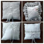 4 Brocante ringenkussentje, Ophalen of Verzenden