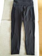 Zgan prachtige zwarte sportlegging met gaasstof Body mt M, Ophalen of Verzenden, Zo goed als nieuw, Zwart, Fitness of Aerobics