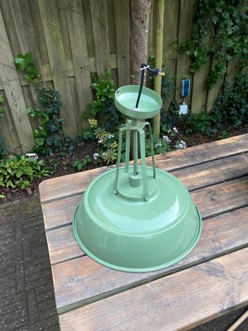 Vintage Groene Hanglamp beschikbaar voor biedingen