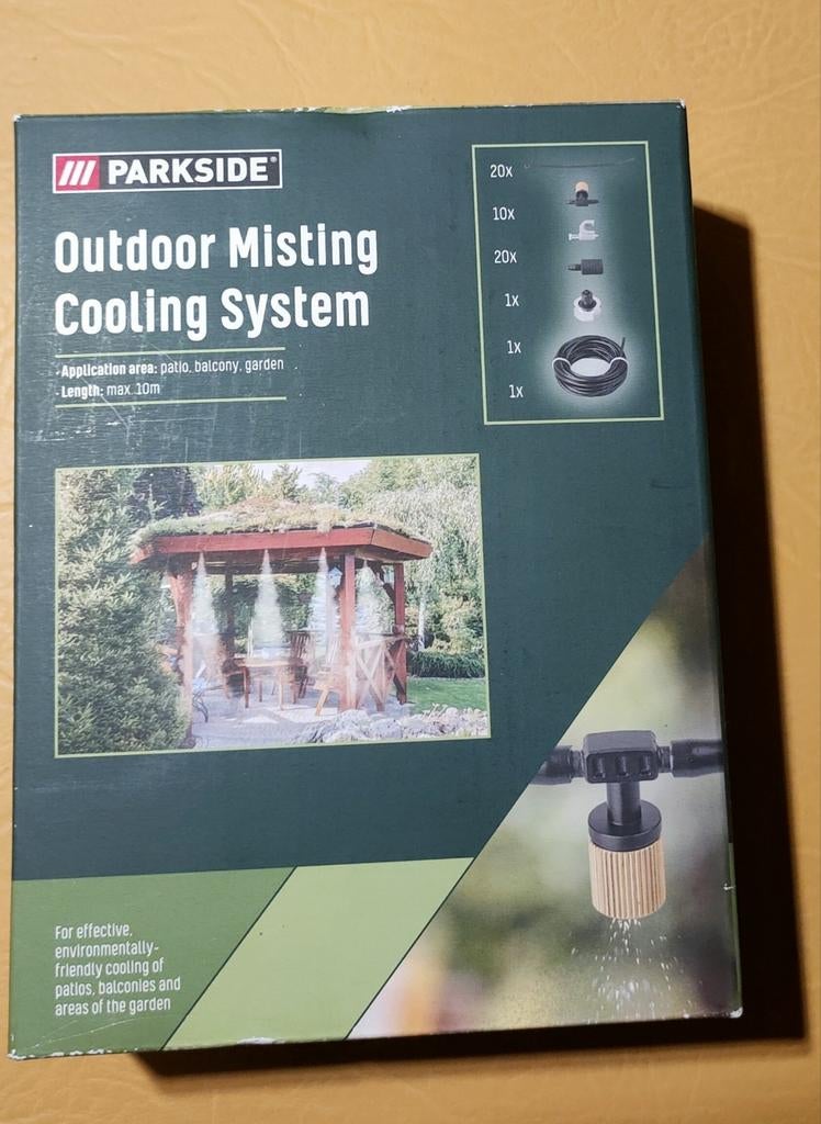 Parkside Waternevel Koelsysteem - Nieuw!, Tuin en Terras, Tuinsproeiers, Ophalen of Verzenden, Nieuw, Nevelsproeier