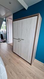Buffetkast Barkast truffel white wash | Archiefkast Hamburg, Huis en Inrichting, Kasten | Buffetkasten, Ophalen, 100 tot 150 cm