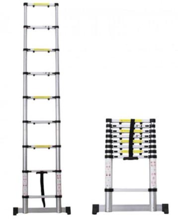 telescoopladder ladder telescopisch 3,80 en 4,40 cm , NIEUW! beschikbaar voor biedingen