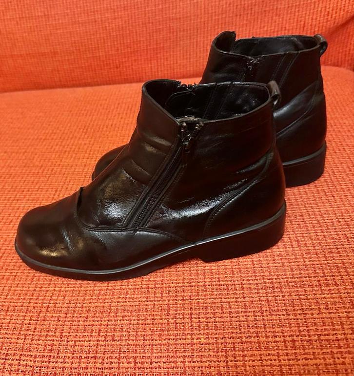 Ganter Orthopedische Enkellaarsjes Leer Zwart Maat 40, Kleding | Dames, Schoenen, Zo goed als nieuw, Lage of Enkellaarzen, Zwart