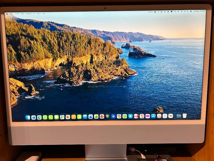 Apple iMac (2024) M3, 10 Core GPU, 24GB RAM, 1TB SSD, Computers en Software, Apple Desktops, Zo goed als nieuw, iMac, SSD, 4 Ghz of meer