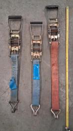 Te koop: 3 stuks spanband ratels 50mm breed, Ophalen of Verzenden, Gebruikt