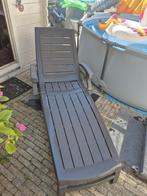 Ligbed tuin, Tuin en Terras, Ligbedden, Ophalen, Zo goed als nieuw, Kunststof
