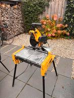 De Walt DW743 flip zaagtafel / inkortzaag, Doe-het-zelf en Verbouw, Gereedschap | Zaagmachines, Ophalen, Gebruikt, Cirkelzaag