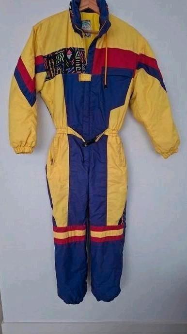 Vintage skipak 164/XS retro fout après-ski carnaval klunen, Sport en Fitness, Skiën en Langlaufen, Zo goed als nieuw, Kleding