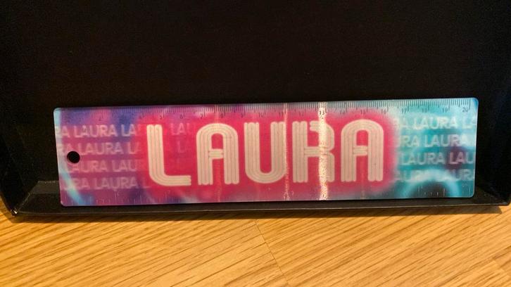 Lineaal met Laura, Diversen, Schoolbenodigdheden, Zo goed als nieuw, Ophalen of Verzenden