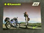 Kawasaki 1992 motorfietsen motor folder / motoren, Ophalen of Verzenden, Zo goed als nieuw, Merk of Model