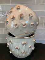 Bloempot Des Pots (181125s), Tuin en Terras, Bloempotten, Gebruikt, Rond, Ophalen of Verzenden, Aardewerk