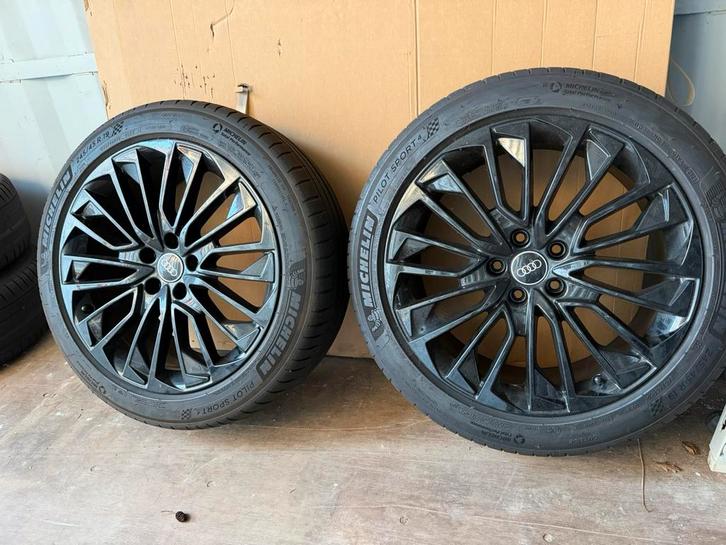 Audi a6 4k originele velgen met Michelin banden 19”, Auto-onderdelen, Banden en Velgen, Banden en Velgen, Zomerbanden, 19 inch