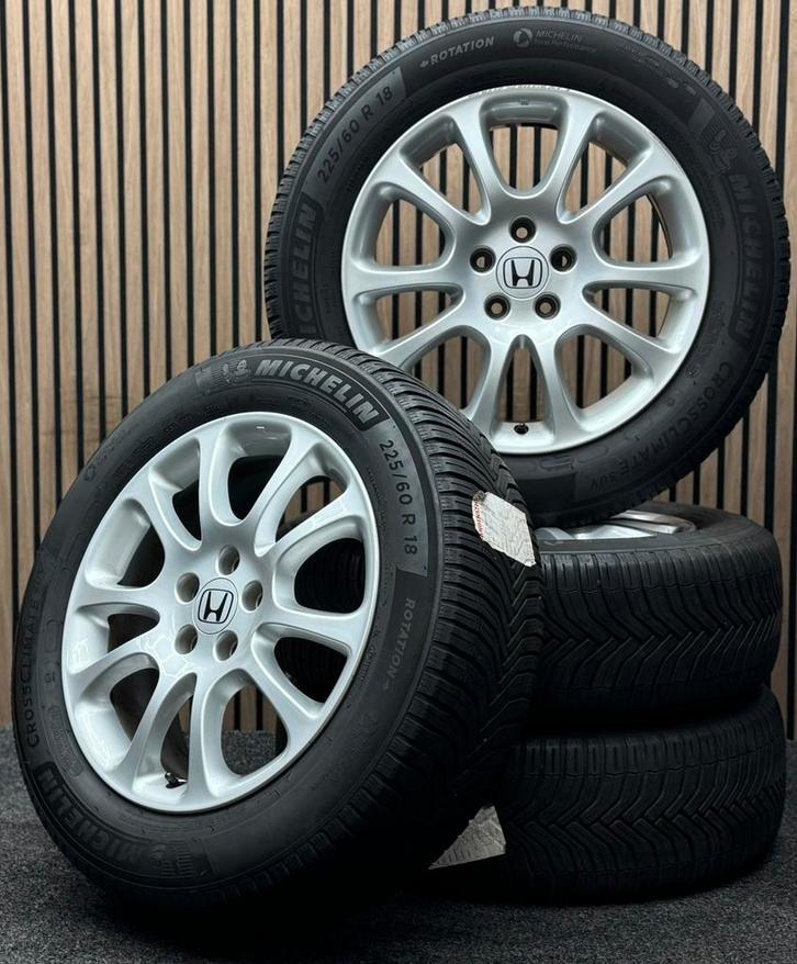 ALL SEASON! Originele 18 inch Honda CR-V 5x114.3 Michelin, Auto-onderdelen, Banden en Velgen, Banden en Velgen, All Season, 18 inch