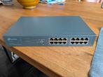 TP-Link TLSG1016PE Gb Switch  16 poort waar van 8 PoE, Computers en Software, Netwerk switches, Ophalen of Verzenden, Zo goed als nieuw