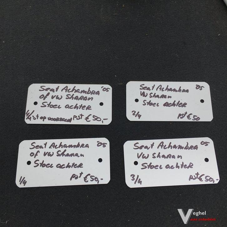 Seat Alhambra MPV 2005   7 zitter  Stoel   achter, Auto-onderdelen, Interieur en Bekleding, Gebruikt, Ophalen