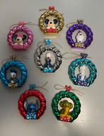 Complete set  acht Disney Kerst kransjes van AH Albert Heijn, Verzamelen, Supermarktacties, Albert Heijn, Ophalen of Verzenden
