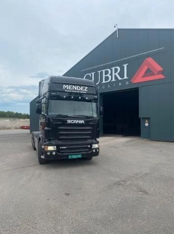 scania R620 v8, Auto's, Vrachtwagens, Bedrijf, Scania, Diesel, Euro 5, Automaat, Beige, Grijs, Leder, Achterwielaandrijving, Ophalen