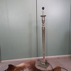 Vintage verchroomd staande schemerlamp, Huis en Inrichting, Lampen | Vloerlampen, Ophalen of Verzenden, Gebruikt, Metaal, 150 tot 200 cm