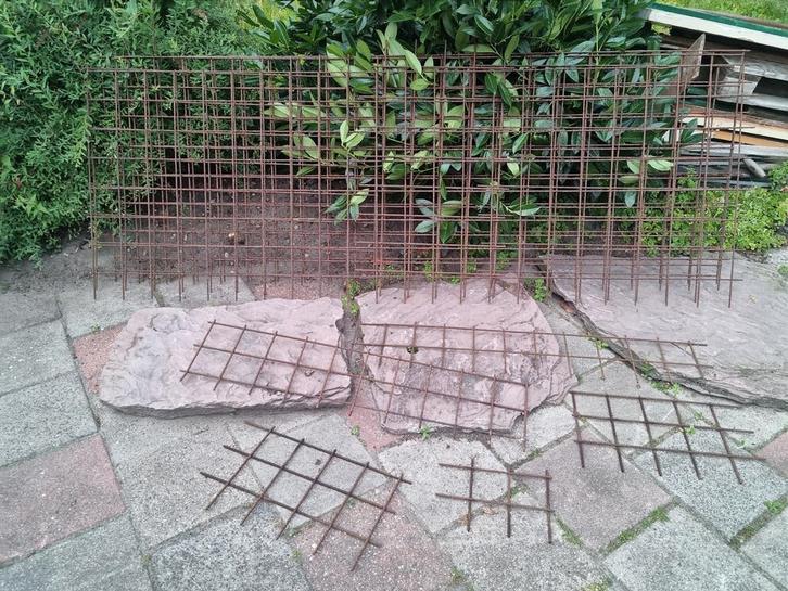 Partij betongaas - beton gaas draadmatten hekwerk 225 x 80cm, Tuin en Terras, Gaas en Draad, Zo goed als nieuw, Minder dan 10 meter