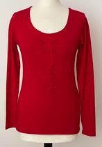 Juffrouw Jansen rode top met lange mouwen maat M, Ophalen of Verzenden, Zo goed als nieuw, Rood, Lange mouw