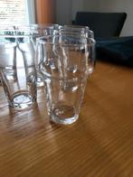 7 bierglazen, gratis., Ophalen, Zo goed als nieuw, Bierglas