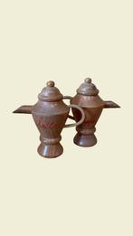 Vintage Peper & Zoutstel, Hout, Theepot, Japan '40/MCM Retro, Overige materialen, Gebruikt, Overige typen, Ophalen of Verzenden
