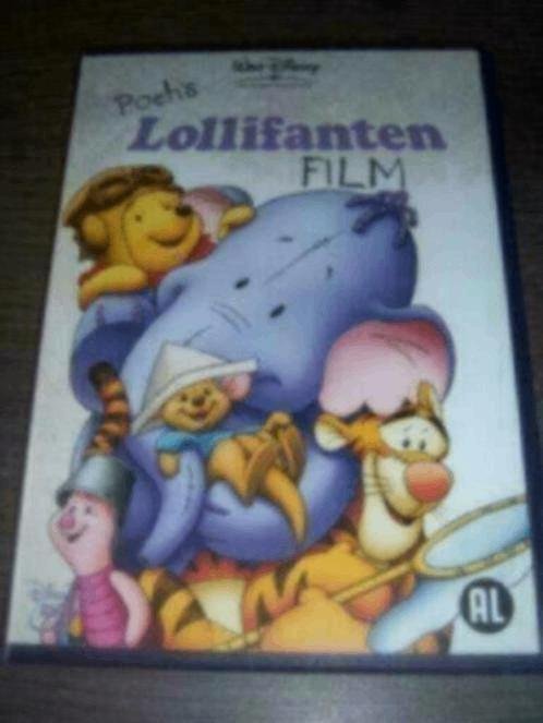 Disney Poeh's Lollifanten Film in nieuwstaat, Cd's en Dvd's, Dvd's | Tekenfilms en Animatie, Zo goed als nieuw, Amerikaans, Tekenfilm