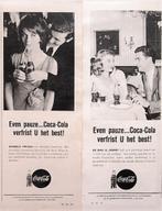 4 vintage advertenties reclames Coca-Cola 1962, Verzamelen, Ophalen of Verzenden, Gebruikt, Gebruiksvoorwerp