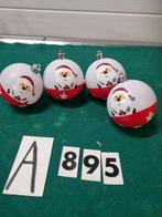 kerstballen met kerstman [a895], Ophalen of Verzenden