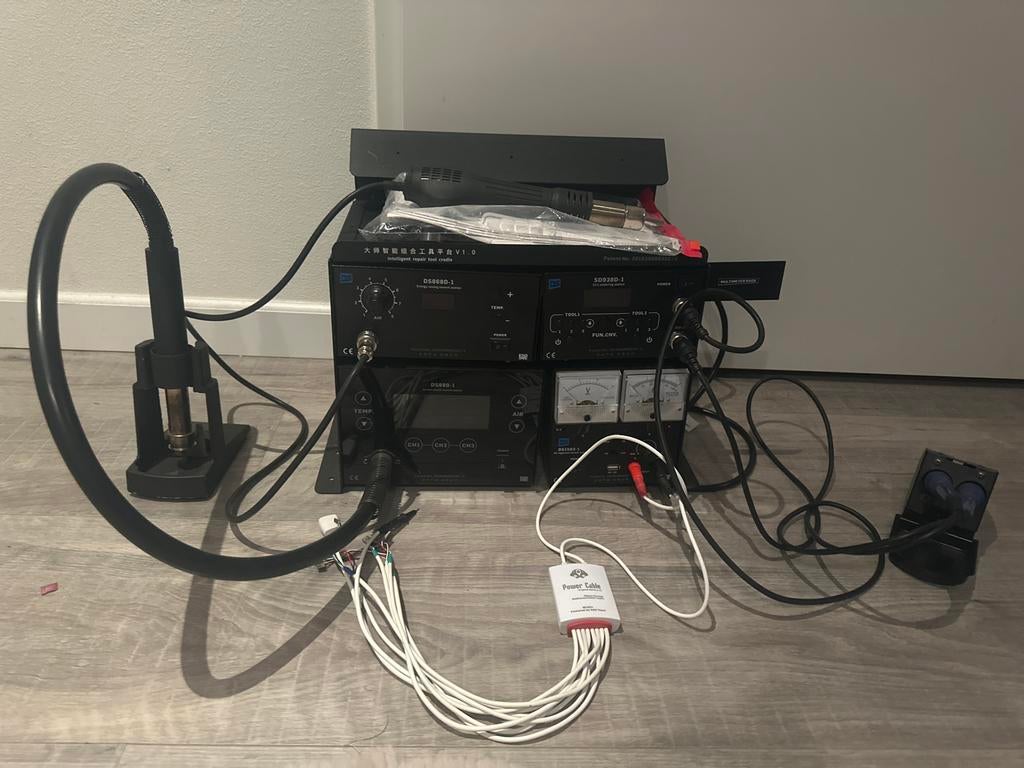 Professioneel Microsoldeer Station met Heat Gun & Soldeerpen, Ophalen of Verzenden, Zo goed als nieuw, 256 GB