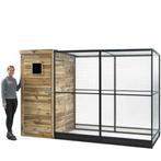 Voldux Houten Aluminium Volière Thomas, Dieren en Toebehoren, Vogels | Hokken en Kooien, Ophalen of Verzenden, Nieuw, Aluminium