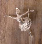 Kerstornament ballerina goudbeige glitters danseres hanger, Ophalen of Verzenden, Zo goed als nieuw