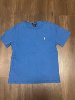 Blauw Ralph Lauren Shirt 10-12 jaar – Geel Logo, Ophalen of Verzenden, Zo goed als nieuw, Shirt of Longsleeve, Jongen