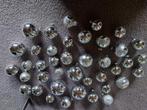 Kerstballen zilverkleurig (meer dan 35 stuks), Ophalen of Verzenden, Gebruikt