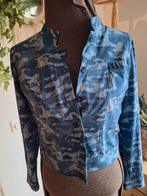 Studio anneloes jasje blouse mat s camouflage blauw, Ophalen of Verzenden, Zo goed als nieuw, Blauw