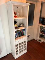 Brocante kast met ‘wijnrek’, Ophalen, Gebruikt