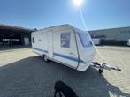 Adria Unica B 502 Fransbed,Rondzit,Voortent, Caravans en Kamperen, Caravans, Rondzit, Vast bed, Bedrijf, 750 - 1000 kg