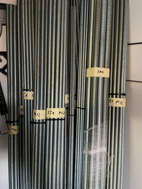 draadeind gegalvaniseerd M6-M8-M10-M12-M20, Doe-het-zelf en Verbouw, IJzerwaren en Bevestigingsmiddelen, Nieuw, Overige typen