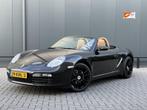 Porsche Boxster 987 2.7 2006 240pk | Navi | Leder | Cabrio, Auto's, Achterwielaandrijving, Zwart, Handgeschakeld, Boxster