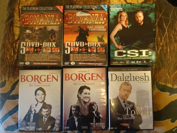 Diverse DVD series - o.a. spanning / drama / nederlands, Cd's en Dvd's, Dvd's | Tv en Series, Gebruikt, Actie en Avontuur, Alle leeftijden