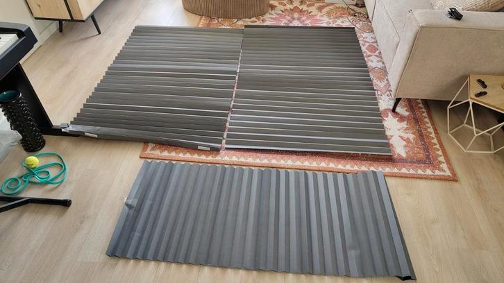 IKEA Tijdelijke Gordijnen - Grijs, Huis en Inrichting, Stoffering | Gordijnen en Lamellen, Gebruikt, 150 tot 200 cm, 200 cm of meer